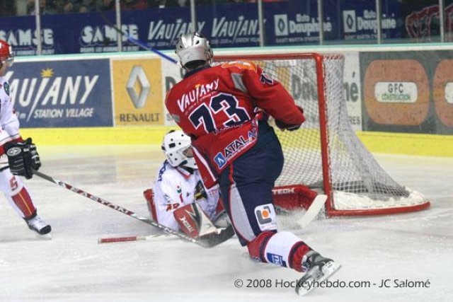 Photo hockey match Grenoble  - Morzine-Avoriaz le 25/11/2008