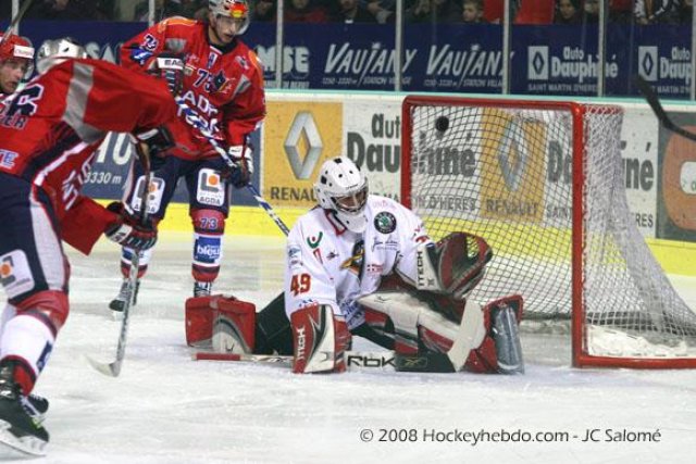 Photo hockey match Grenoble  - Morzine-Avoriaz le 25/11/2008