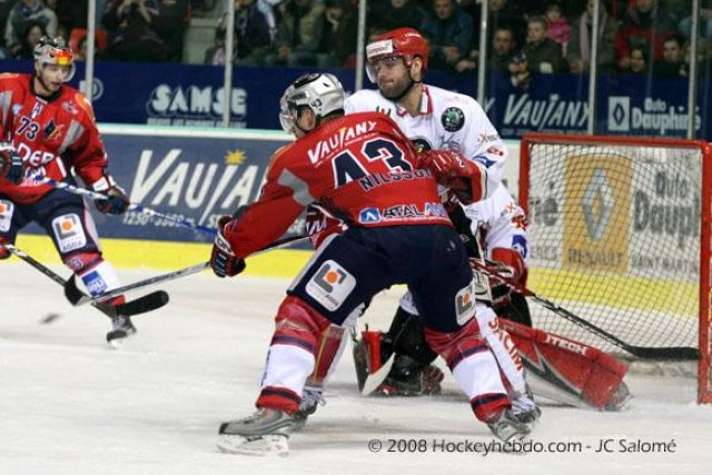 Photo hockey match Grenoble  - Morzine-Avoriaz le 25/11/2008