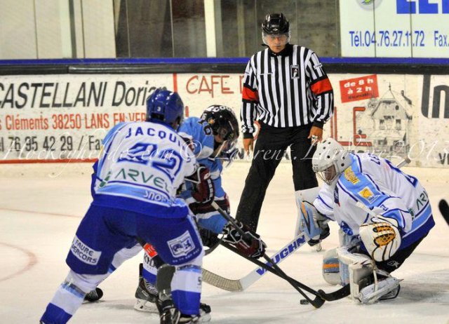 Photo hockey reportage Répétition générale avant le championnat