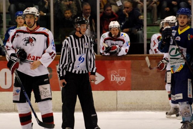 Photo hockey match Dijon  - Briançon  le 25/11/2008