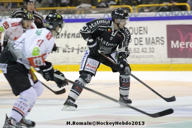 Photo hockey match Rouen - Amiens  le 14/09/2013