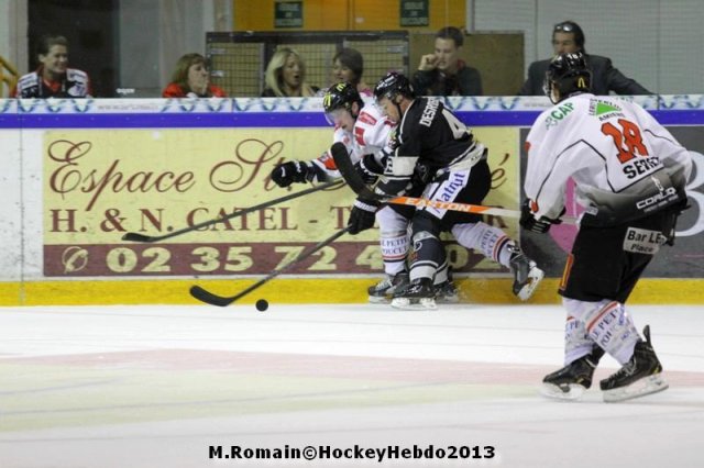 Photo hockey match Rouen - Amiens  le 14/09/2013
