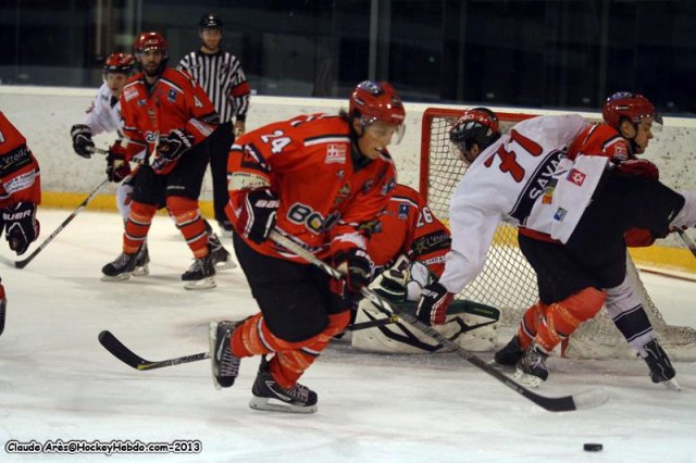 Photo hockey match Mont-Blanc - Bordeaux le 21/09/2013