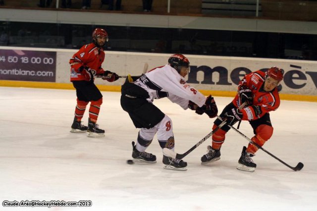 Photo hockey match Mont-Blanc - Bordeaux le 21/09/2013