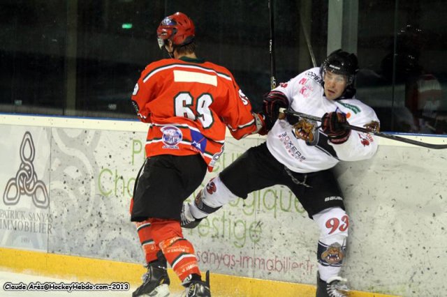 Photo hockey match Mont-Blanc - Bordeaux le 21/09/2013