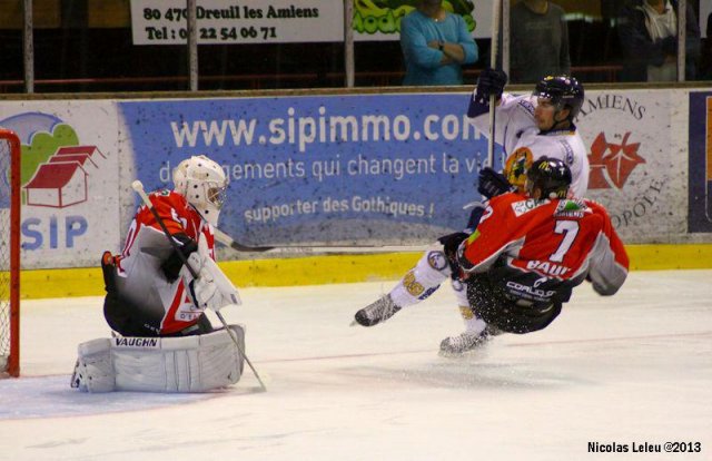 Photo hockey match Amiens  - Chamonix  le 21/09/2013