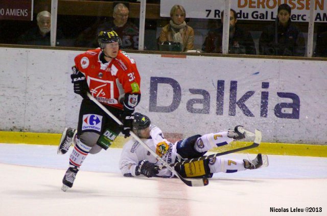 Photo hockey match Amiens  - Chamonix  le 21/09/2013