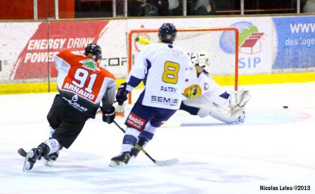 Photo hockey match Amiens  - Chamonix  le 21/09/2013