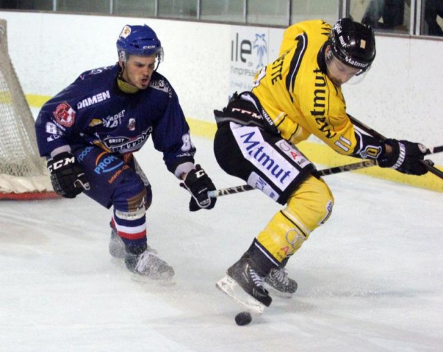 Photo hockey match Brest  - Rouen le 21/09/2013