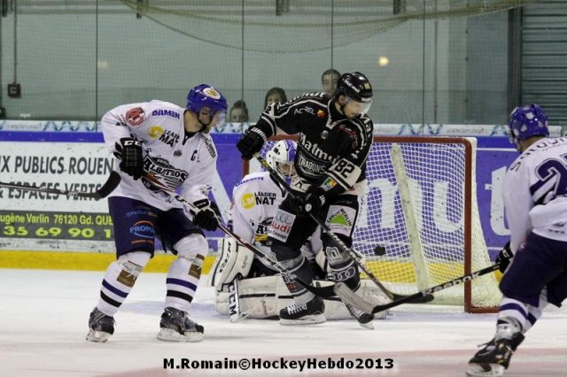 Photo hockey match Rouen - Brest  le 24/09/2013
