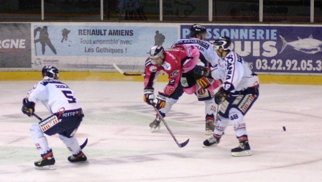 Photo hockey match Amiens  - Angers  le 25/11/2008