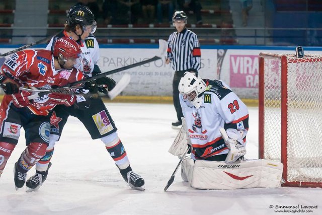 Photo hockey match Lyon - Mulhouse le 28/09/2013