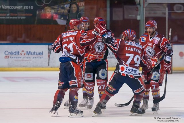 Photo hockey match Lyon - Mulhouse le 28/09/2013