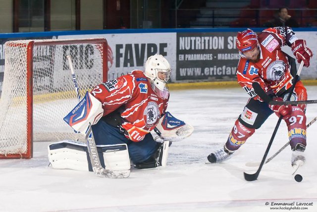 Photo hockey match Lyon - Mulhouse le 28/09/2013