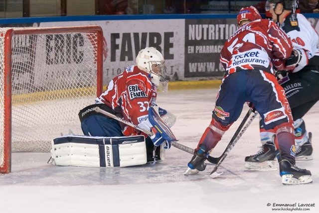 Photo hockey match Lyon - Mulhouse le 28/09/2013