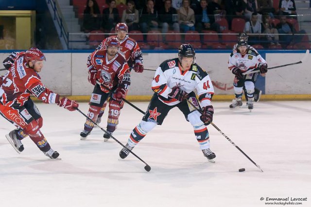 Photo hockey match Lyon - Mulhouse le 28/09/2013