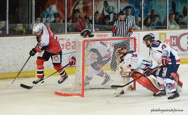 Photo hockey match Briançon  - Grenoble  le 28/09/2013