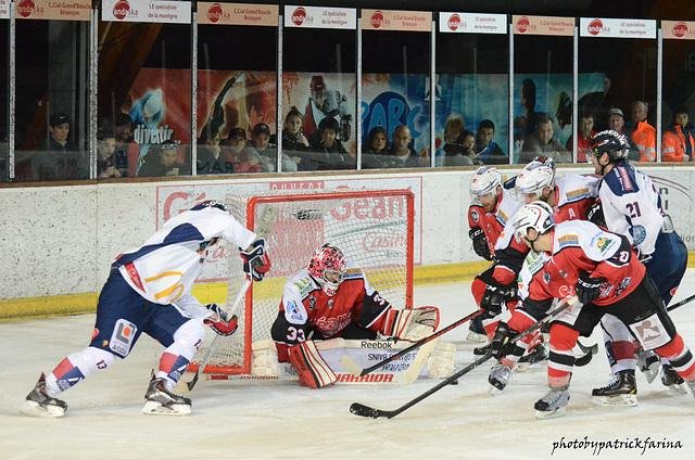 Photo hockey match Briançon  - Grenoble  le 28/09/2013