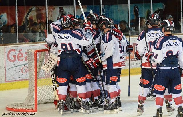 Photo hockey match Briançon  - Grenoble  le 28/09/2013