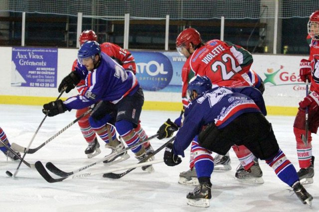 Photo hockey match Brest II - Courbevoie II le 28/09/2013
