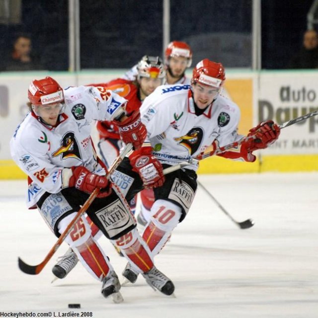 Photo hockey match Grenoble  - Morzine-Avoriaz le 25/11/2008