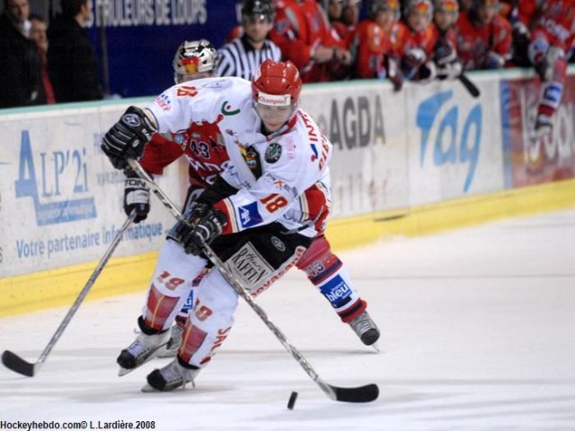 Photo hockey match Grenoble  - Morzine-Avoriaz le 25/11/2008