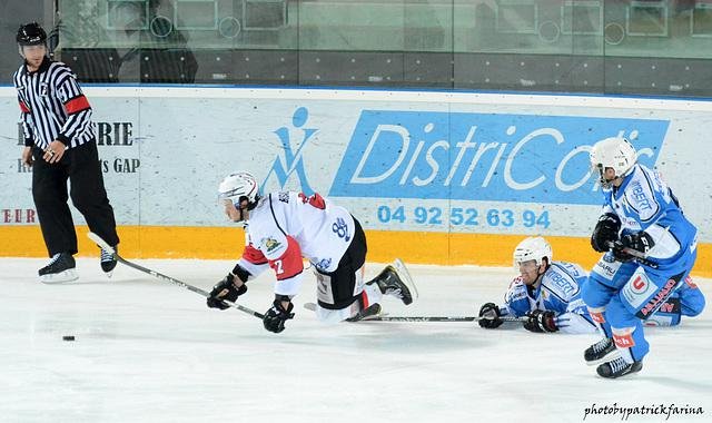 Photo hockey match Gap  - Briançon  le 01/10/2013