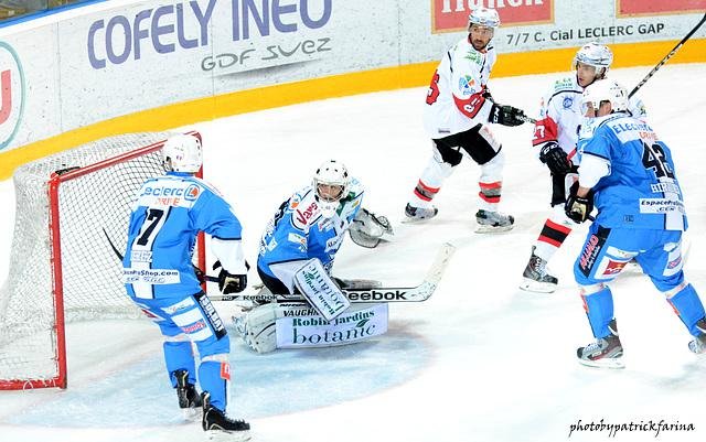 Photo hockey match Gap  - Briançon  le 01/10/2013