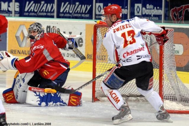 Photo hockey match Grenoble  - Morzine-Avoriaz le 25/11/2008