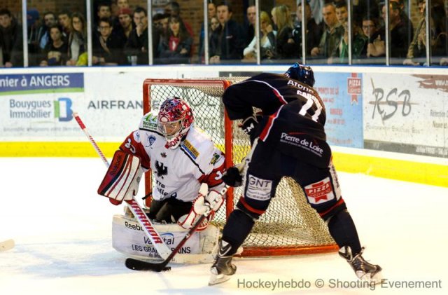 Photo hockey match Angers  - Briançon  le 05/10/2013