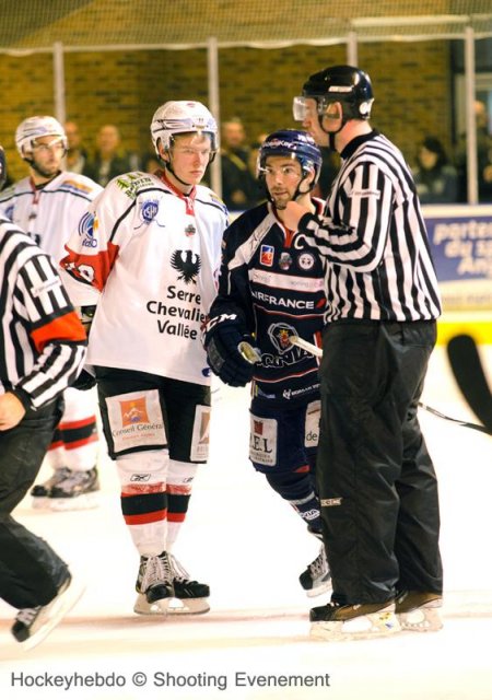 Photo hockey match Angers  - Briançon  le 05/10/2013