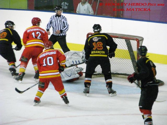Photo hockey match Besançon - Orléans le 05/10/2013