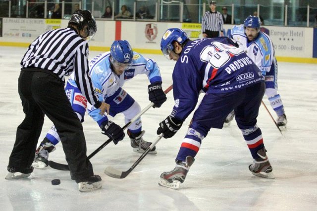 Photo hockey match Brest  - Villard-de-Lans le 05/10/2013