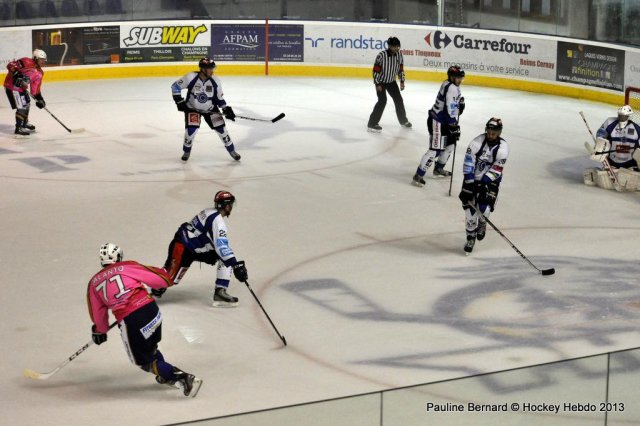 Photo hockey match Reims - Nantes le 05/10/2013