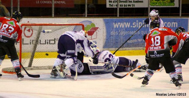 Photo hockey match Amiens  - Epinal  le 05/10/2013