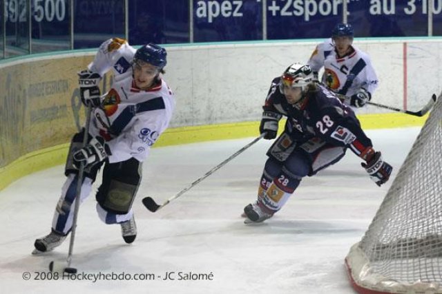 Photo hockey match Grenoble  - Mont-Blanc le 29/11/2008