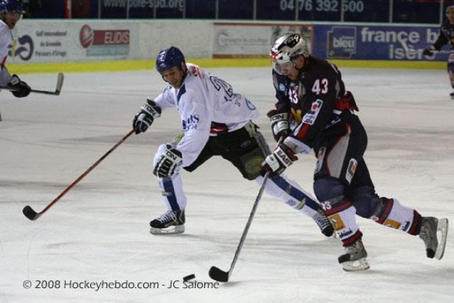 Photo hockey match Grenoble  - Mont-Blanc le 29/11/2008