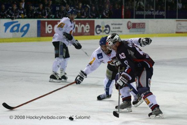 Photo hockey match Grenoble  - Mont-Blanc le 29/11/2008
