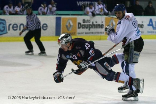 Photo hockey match Grenoble  - Mont-Blanc le 29/11/2008