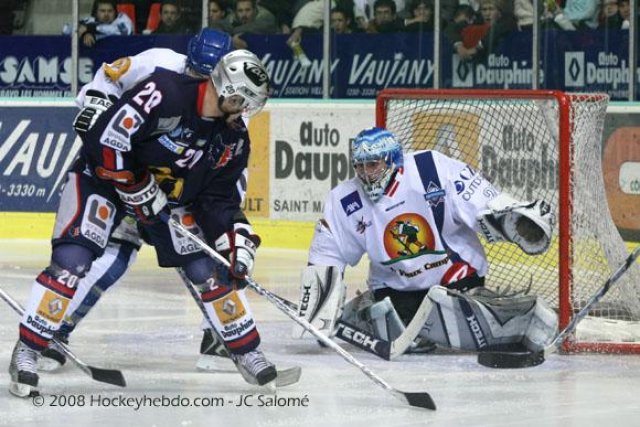Photo hockey match Grenoble  - Mont-Blanc le 29/11/2008