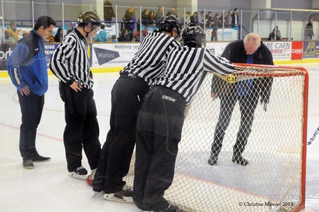 Photo hockey match Caen  - Brest  le 08/10/2013