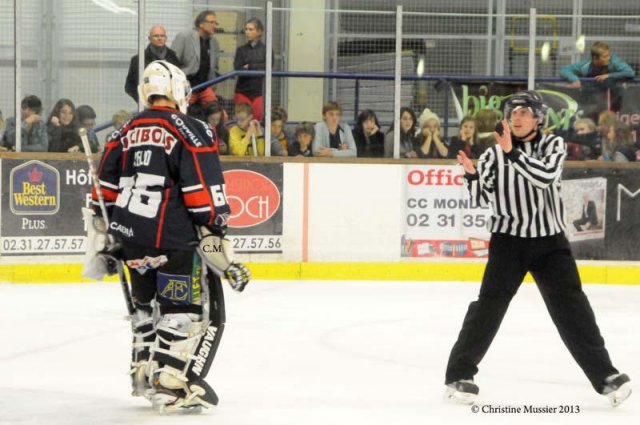 Photo hockey match Caen  - Brest  le 08/10/2013