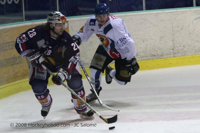Photo hockey match Grenoble  - Mont-Blanc le 29/11/2008