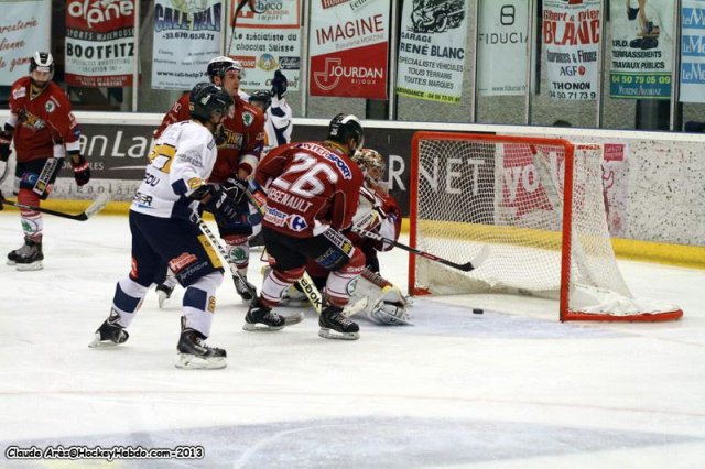 Photo hockey match Morzine-Avoriaz - Chamonix  le 12/10/2013
