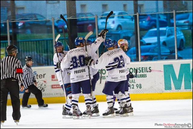 Photo hockey match Epinal  - Brest  le 12/10/2013