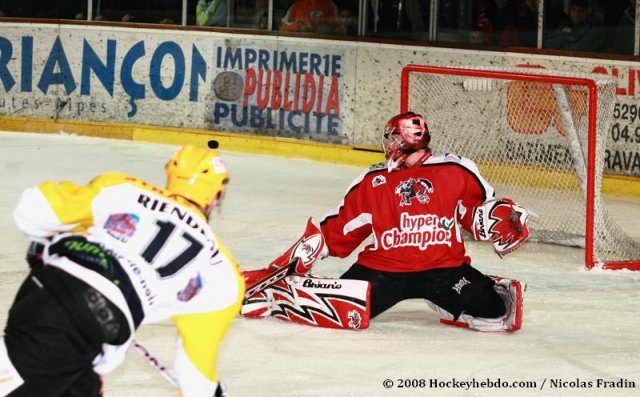 Photo hockey match Briançon  - Strasbourg  le 29/11/2008