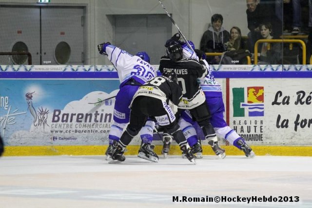 Photo hockey match Rouen - Villard-de-Lans le 12/10/2013