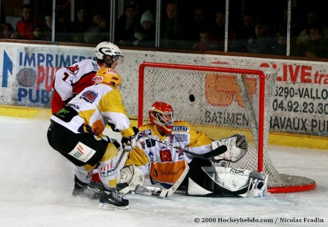 Photo hockey match Briançon  - Strasbourg  le 29/11/2008