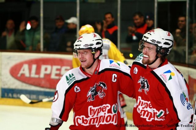 Photo hockey match Briançon  - Strasbourg  le 29/11/2008
